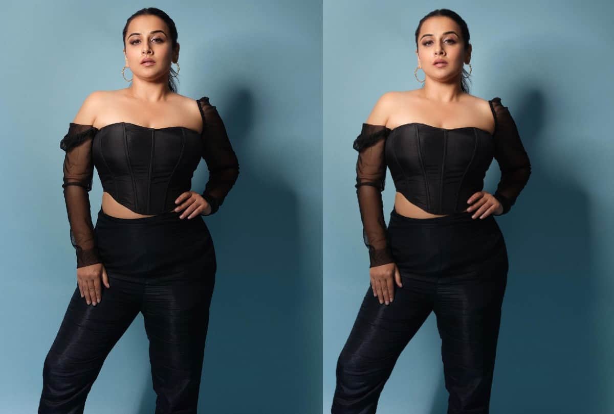 Vidya Balan Western Look Photos Goes Viral Wear Black Western Outfit