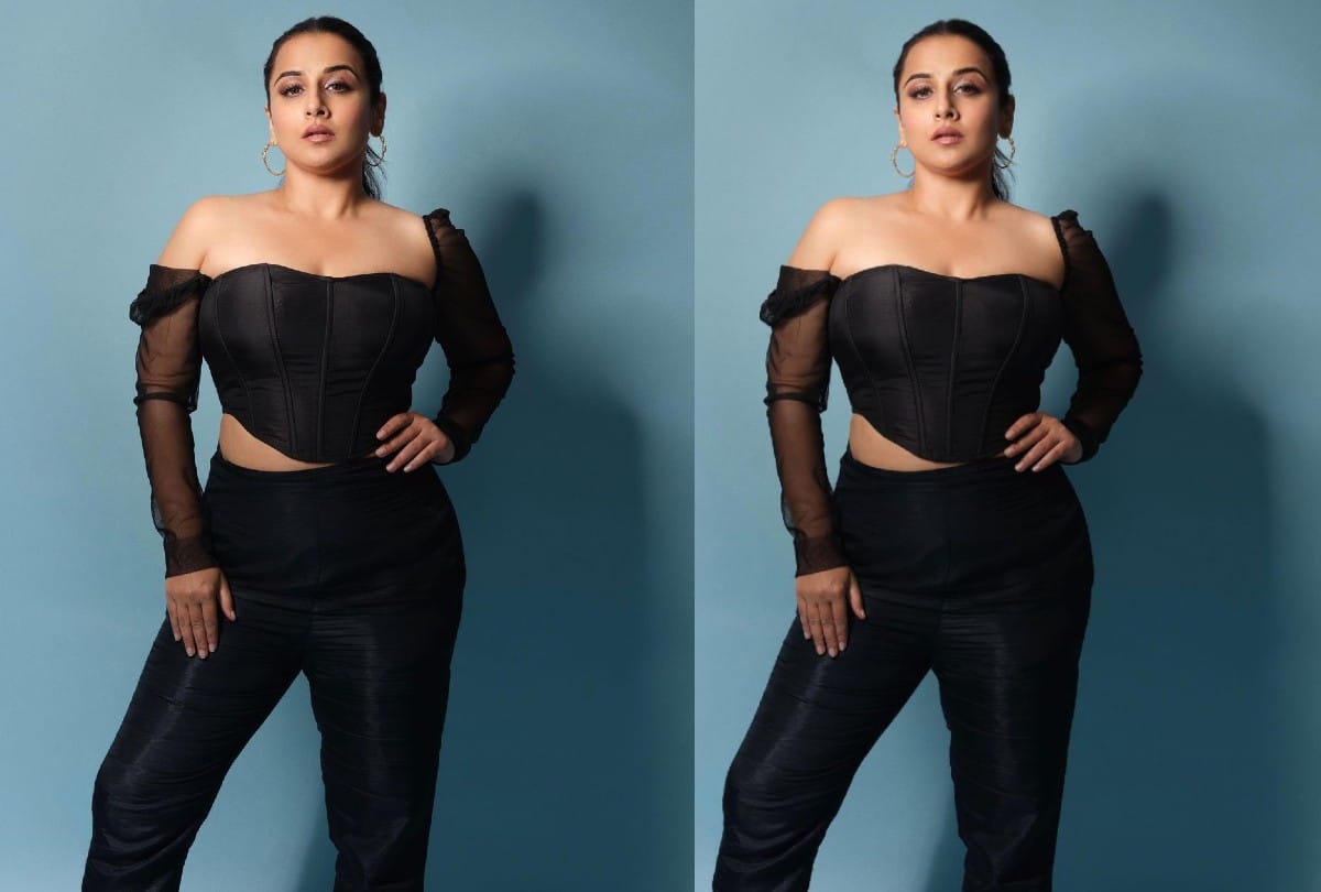 Vidya Balan Western Look Photos Goes Viral Wear Black Western Outfit