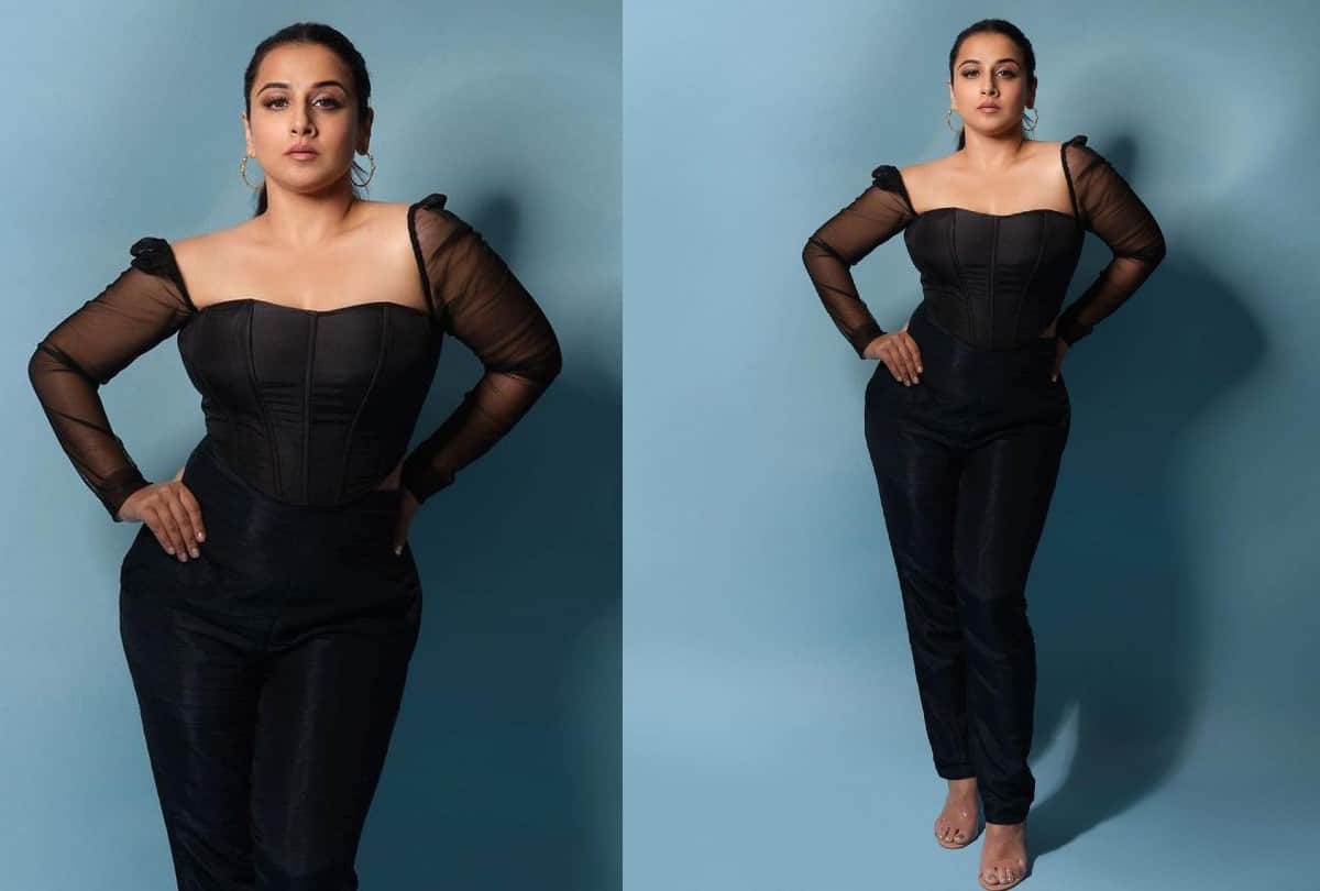 Vidya Balan Western Look Photos Goes Viral Wear Black Western Outfit
