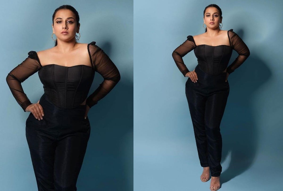 Vidya Balan Western Look Photos Goes Viral Wear Black Western Outfit