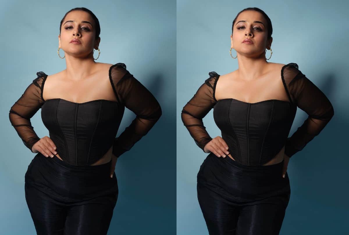 Vidya Balan Western Look Photos Goes Viral Wear Black Western Outfit