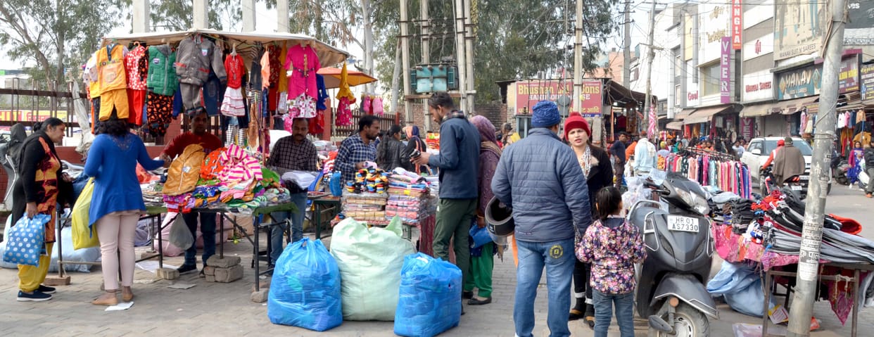 Action ineffective, encroachment again outside city bus stand