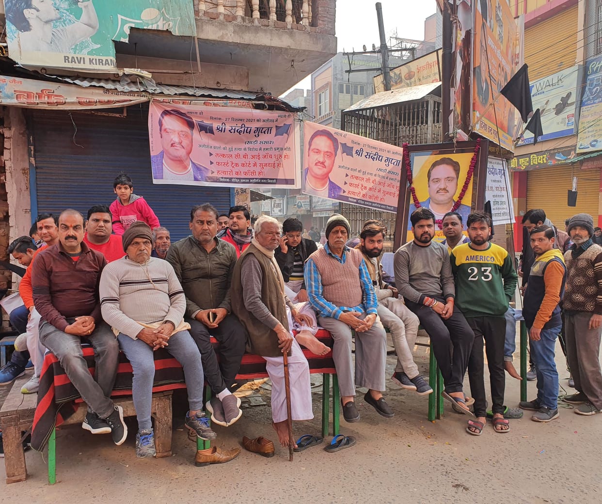 Fasting begins in Aliganj, election boycott announced