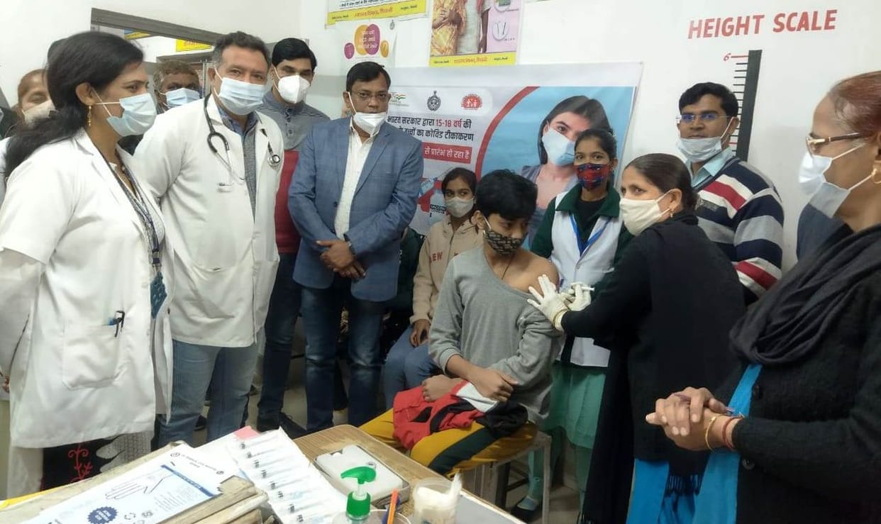 On the first day, 1696 adolescents got the vaccine, center set for vaccination