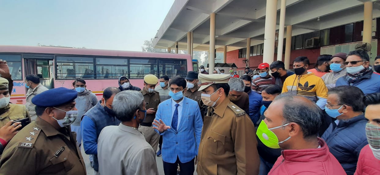 There was a stir when DC, SP boarded the bus for investigation, Yamunanagar