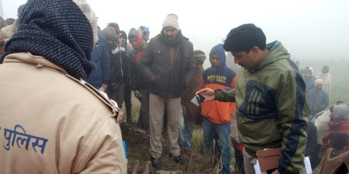 Girl dead body found Pump Canal Police expressed suspicion of murder in ballia