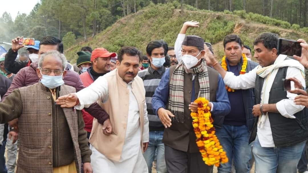 Former Chief Minister roared on BJP government in Congress's public meeting