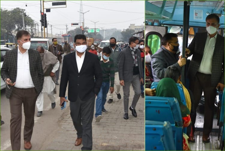 DC inspected in view of Corona guidelines In Fatehabad of Haryana