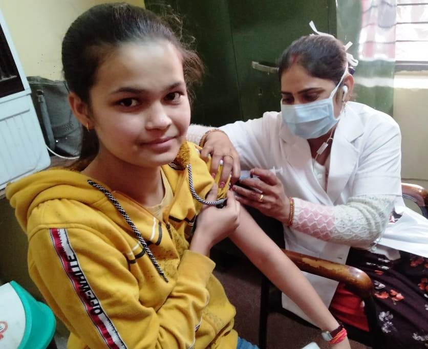 1431 teens vaccinated in kasganj