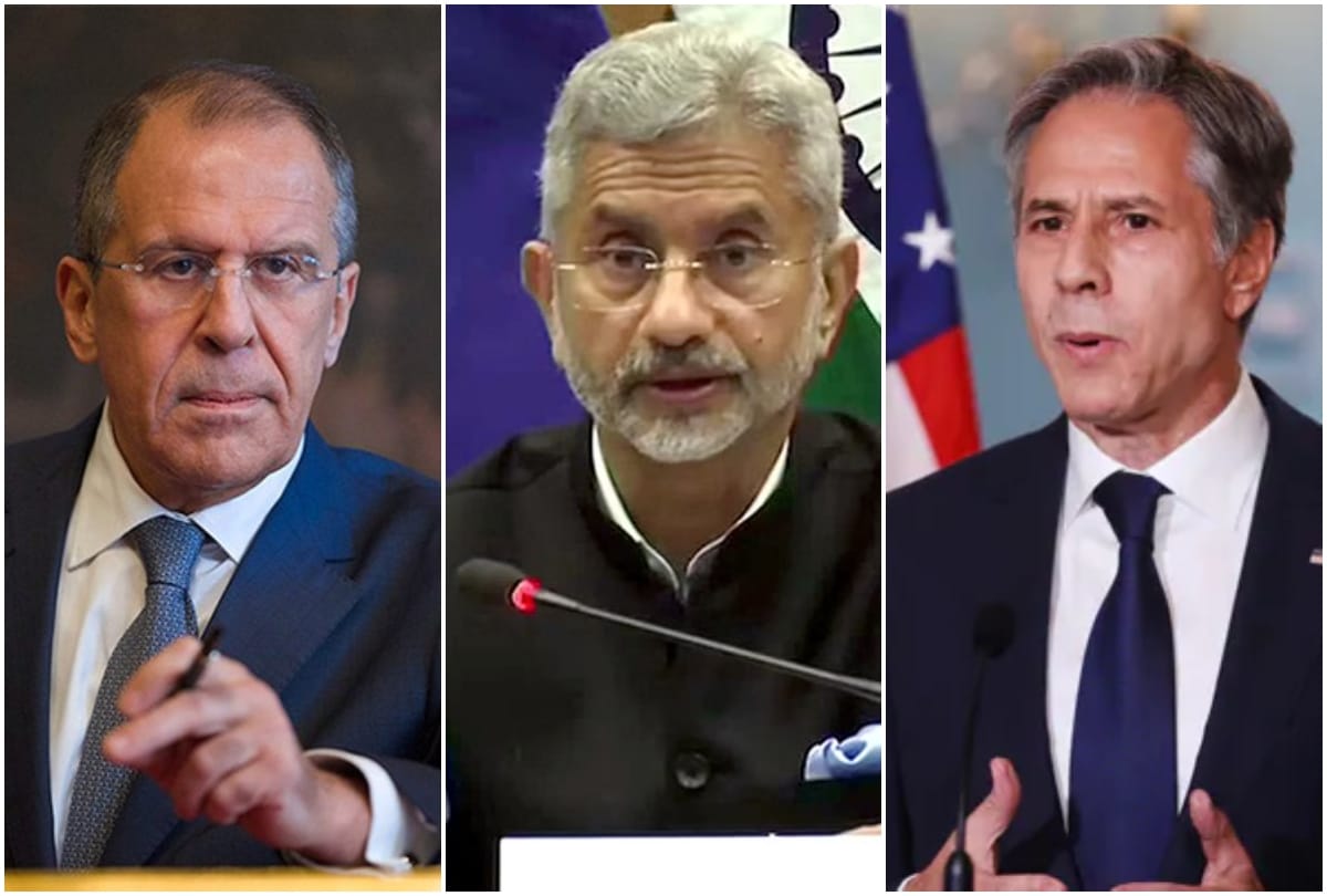 Indian Minister of External Affairs S Jaishankar talks to his US and Russian Counterpart Antony Blinken and Sergey Lavrov in a day