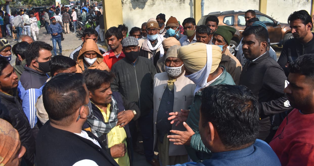 The uproar of the family members over the death of the woman