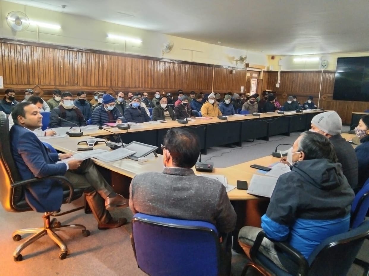 Meeting by DM For Champawat in Champawat
