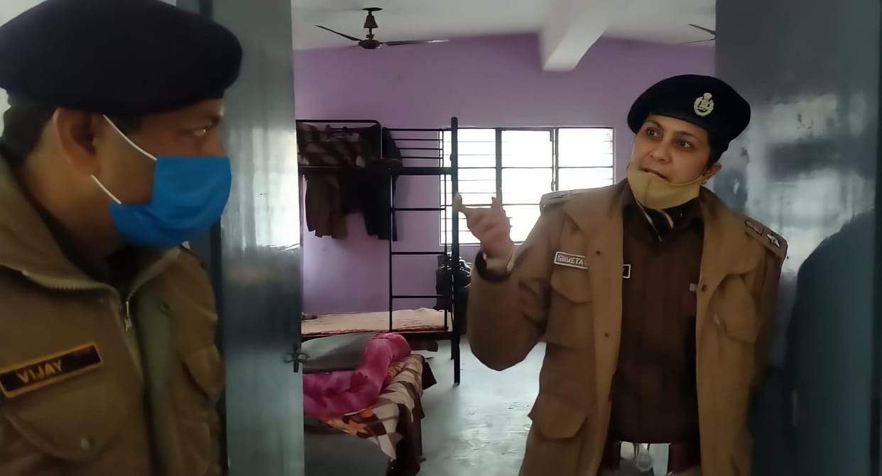 SP inspected the Kotwali