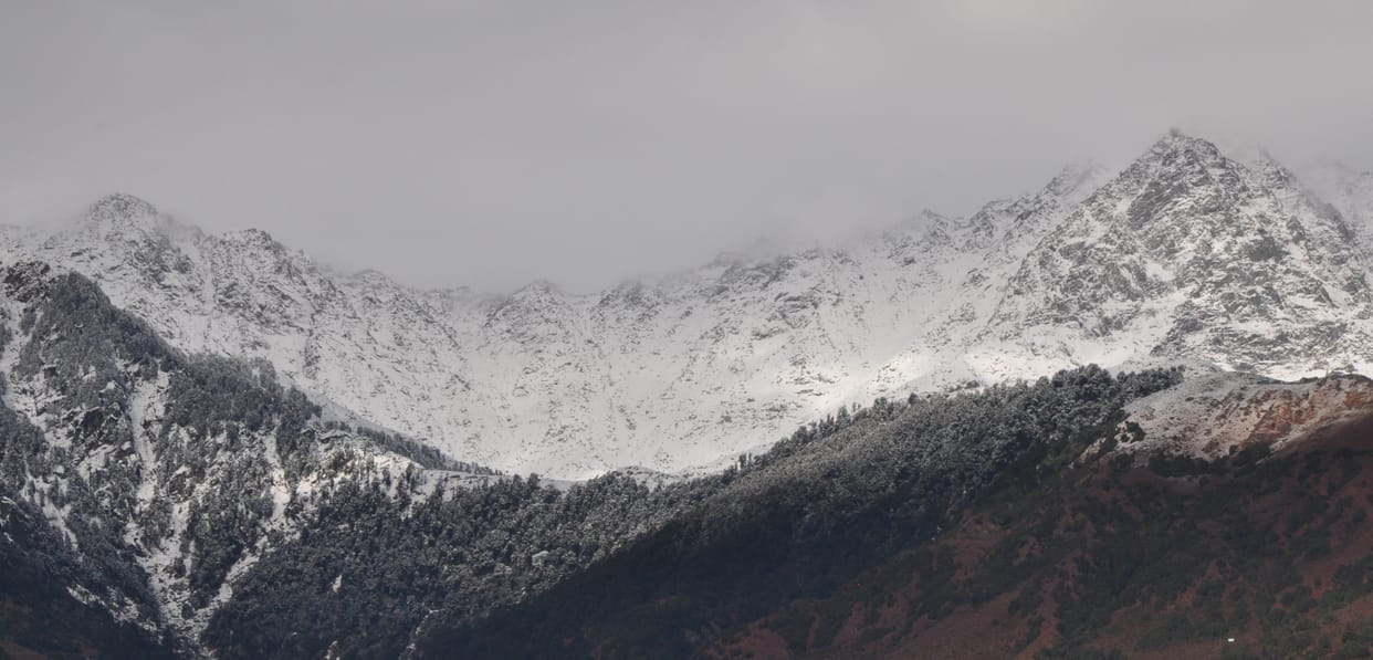 A sprinkling of relief on the dry fields; Snow in Multhan, Billing, bus facility stalled in Barot