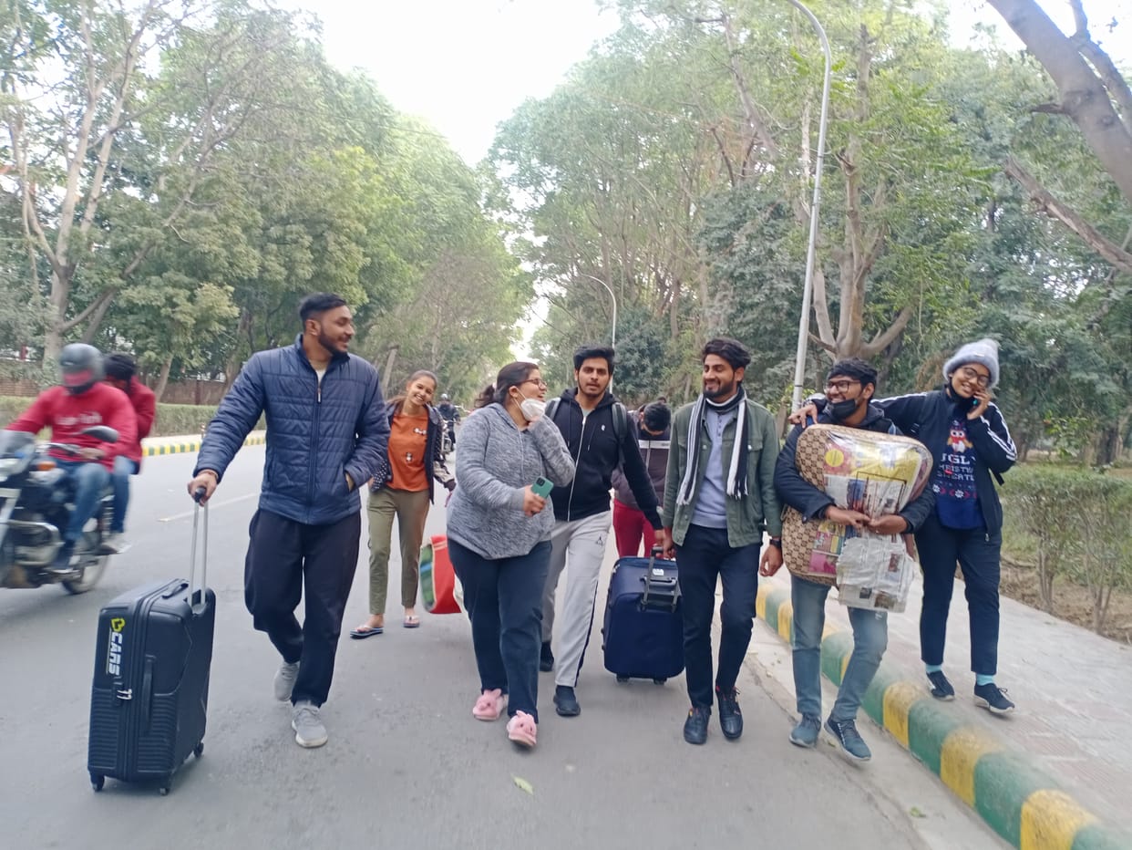 GJU: 70 percent students of 8 hostels left the hostel