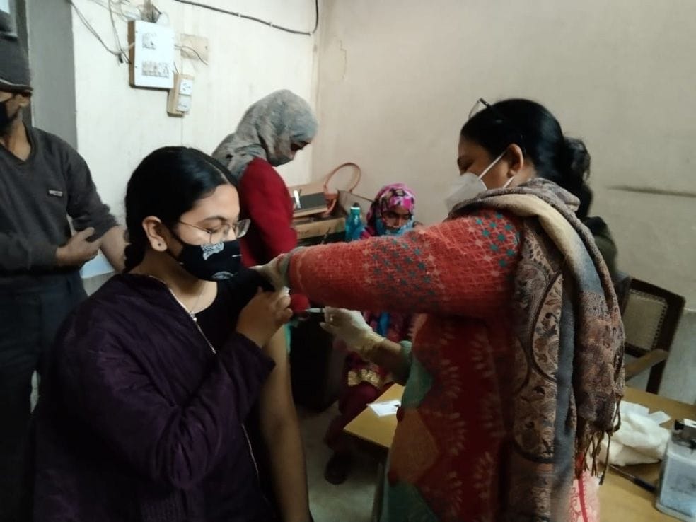 Vaccines vaccinated three times teenagers on the second day as compared to the first day