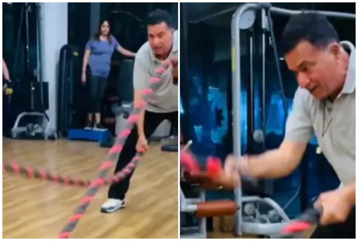 Vicky Kaushal's father aces battle rope exercise Rakesh Roshan reacts Watch