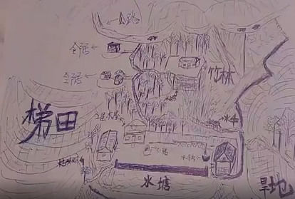 man returned at home after 33 years later drawing map from memory of home village child trafficking
