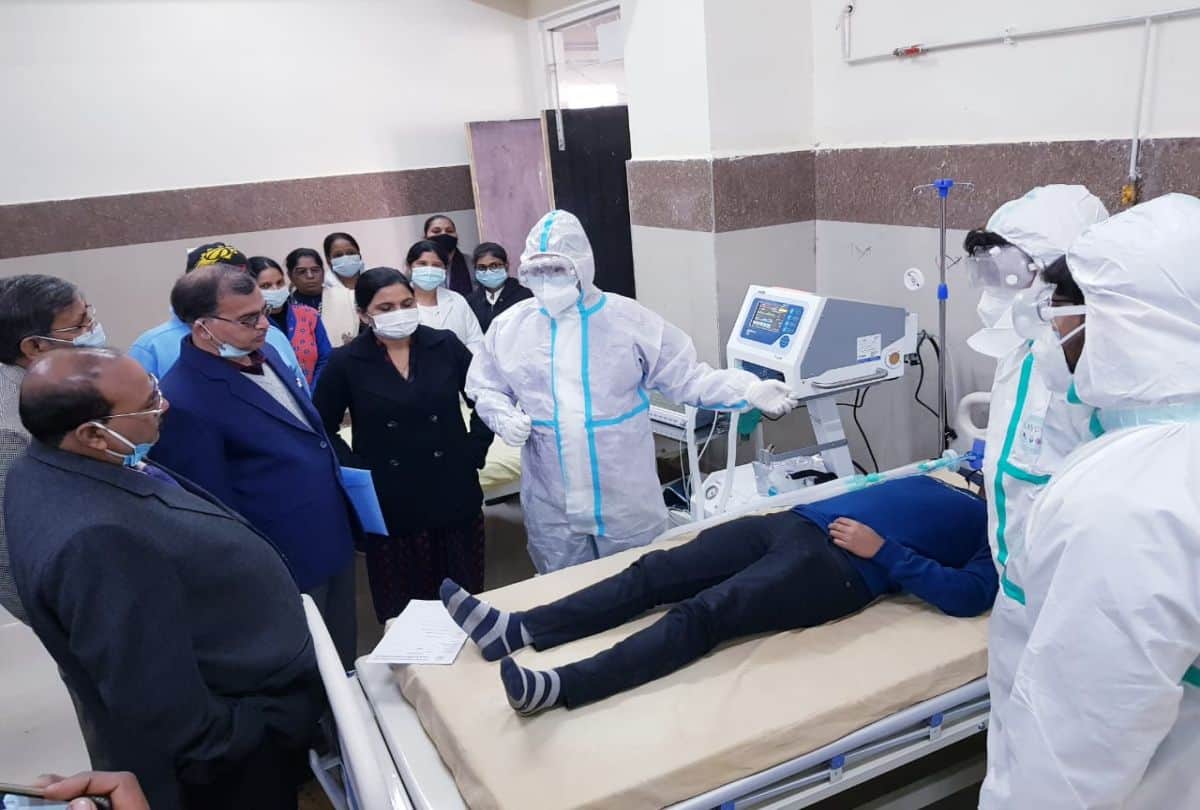 ambulance failed during mock drill for emergency response for handling COVID in etah