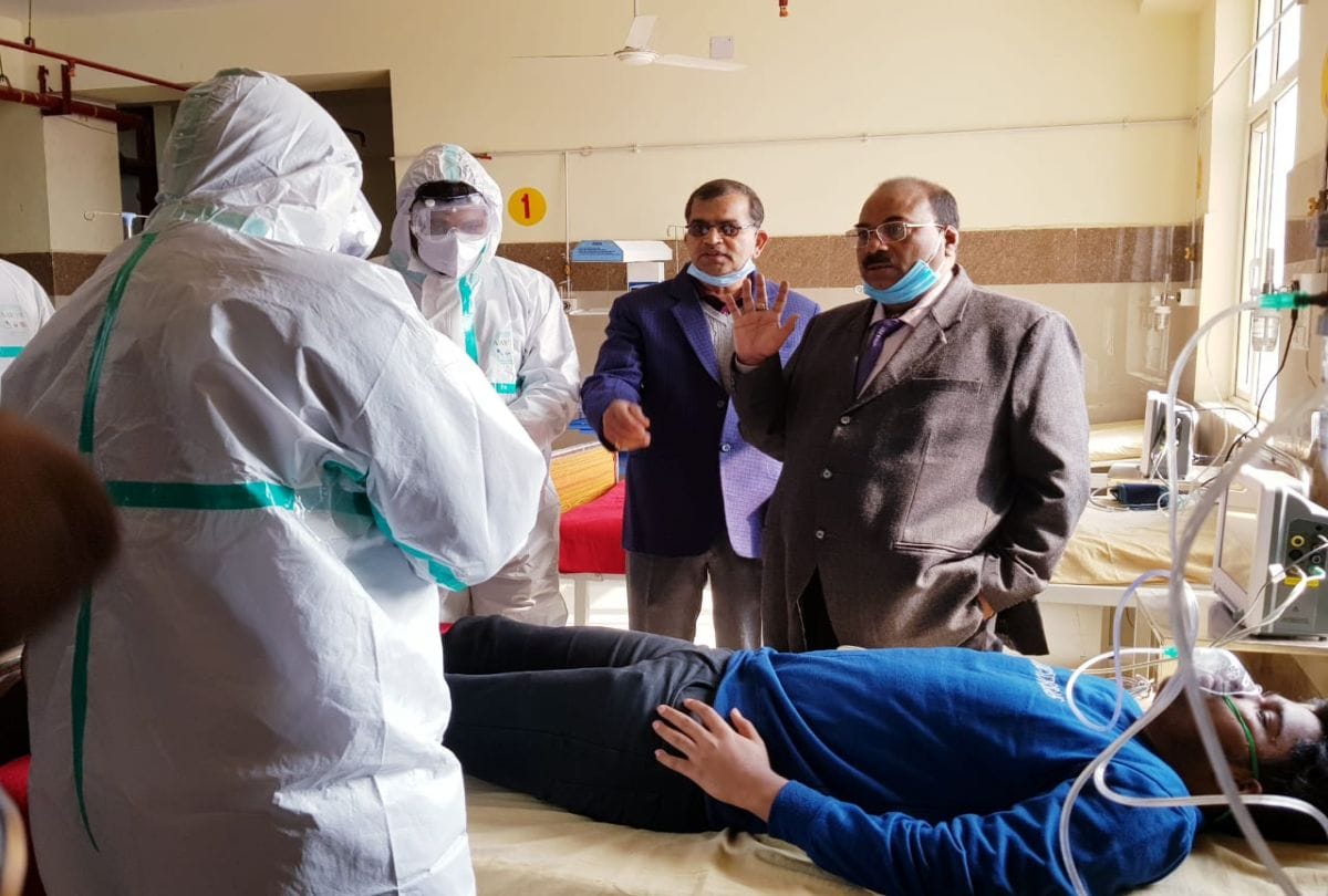 ambulance failed during mock drill for emergency response for handling COVID in etah