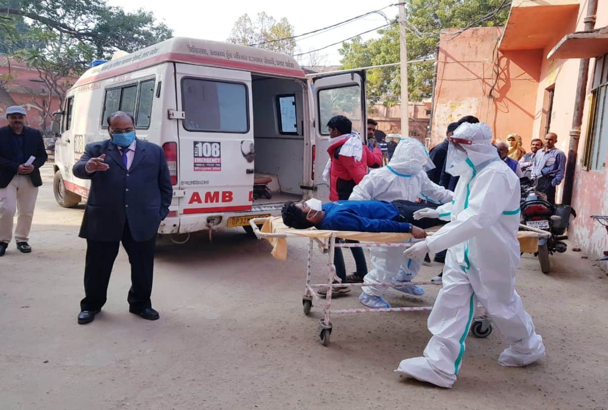 ambulance failed during mock drill for emergency response for handling COVID in etah