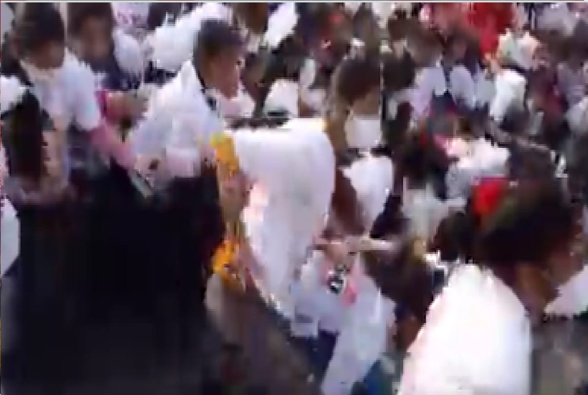 stampede in Congress marathon In Bareilly many girls got hurt