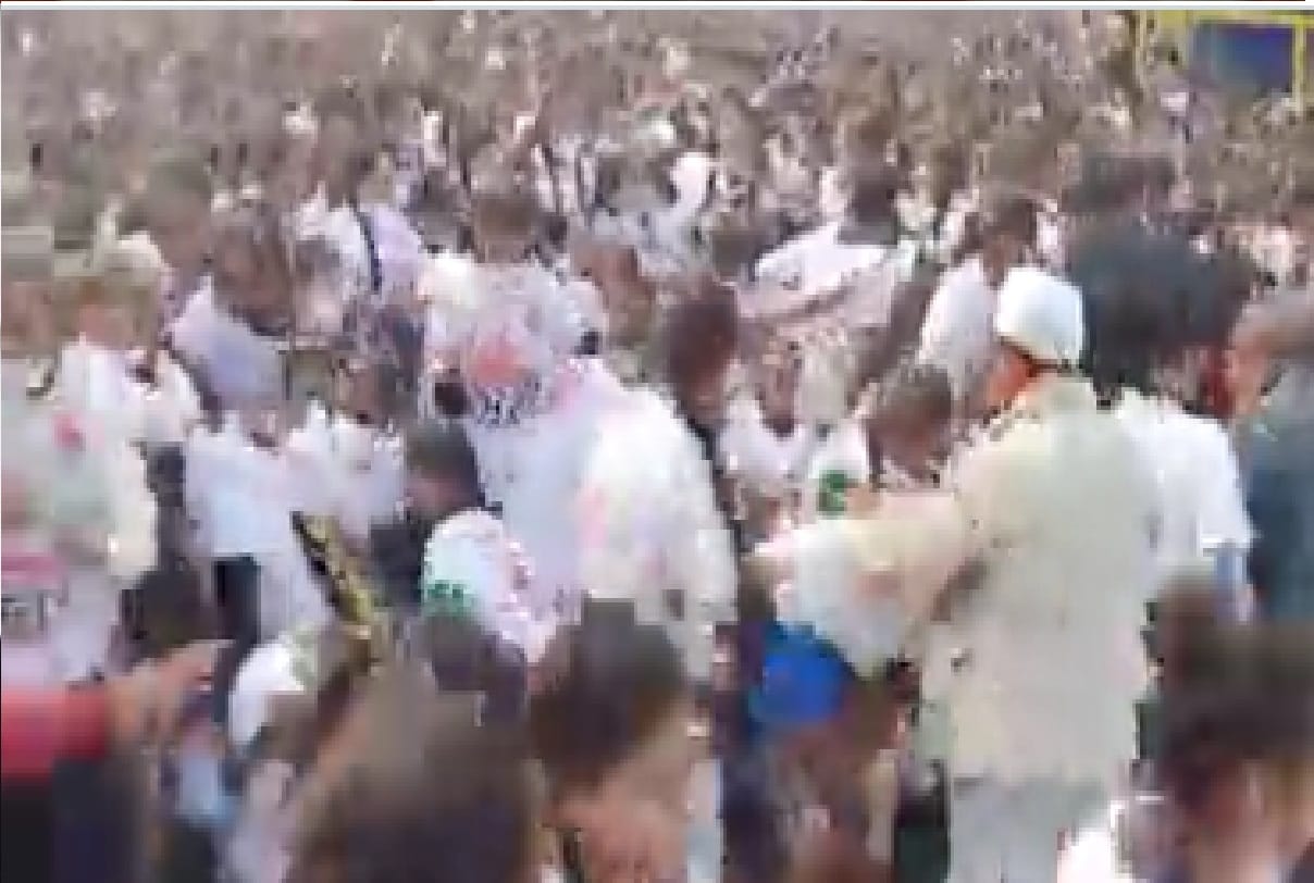 stampede in Congress marathon In Bareilly many girls got hurt