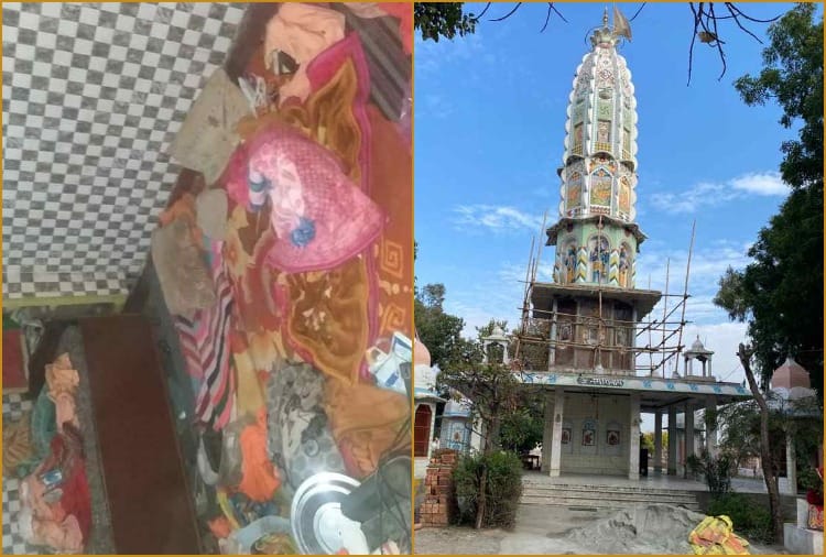 Cash theft from Shiv temple in Mayna village of Rohtak