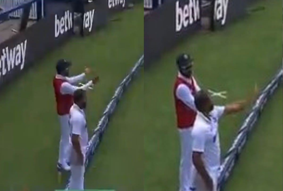 IND vs SA 2nd Test Virat Kohli gives tips on boundaries to Mohammed Shami in Johannesburg Test watch video