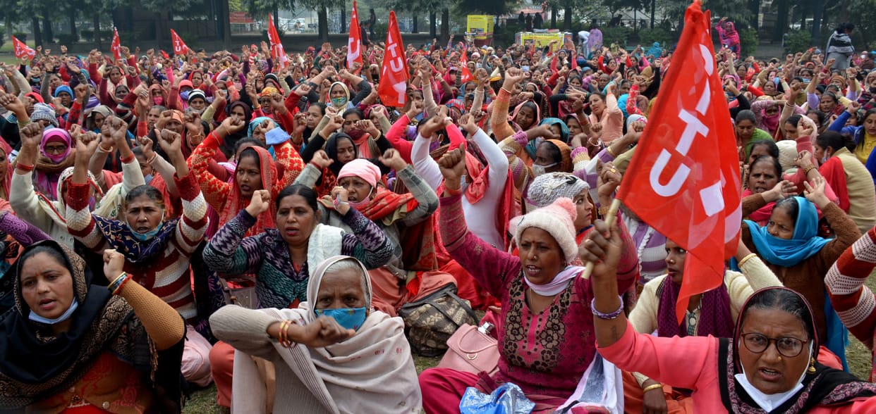 State level rally of Anganwadi workers today