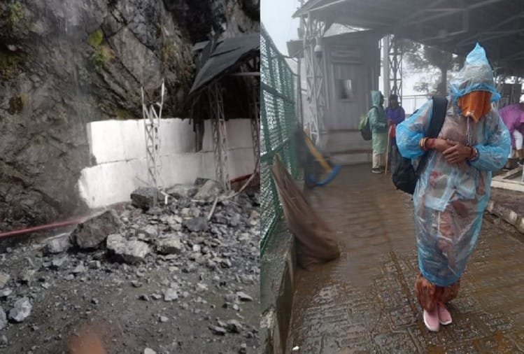 जम्मूकश्मीर में बर्फबारीबारिश से बिगड़े हालातमाता वैष्णो देवी यात्रा