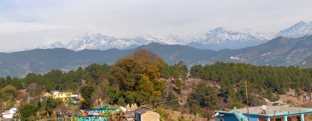 Snow Fall in High Altitude