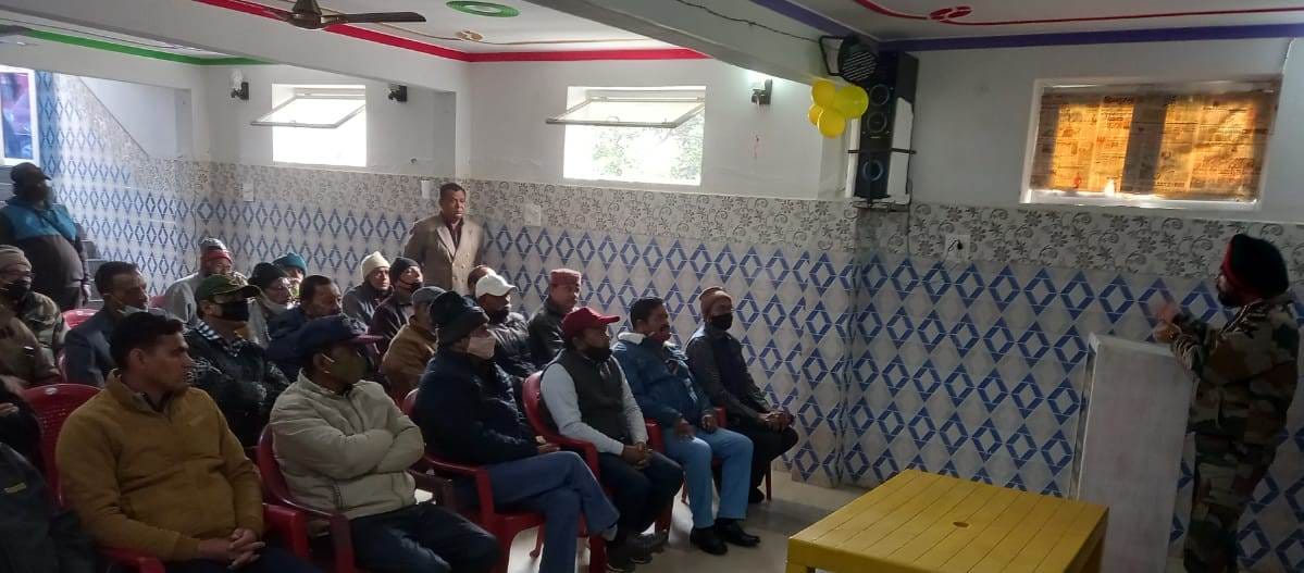 Meeting of Ex Army in banbasa