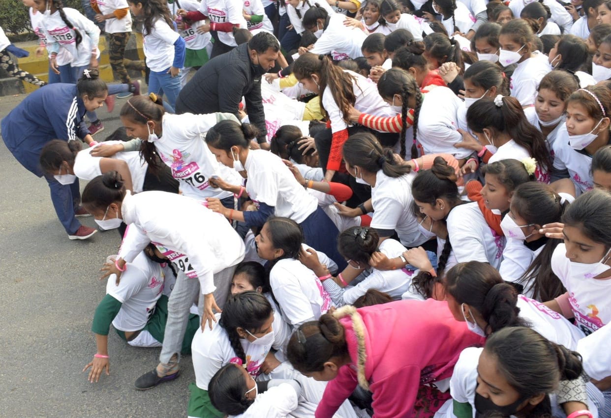 Stampede in congress marathon