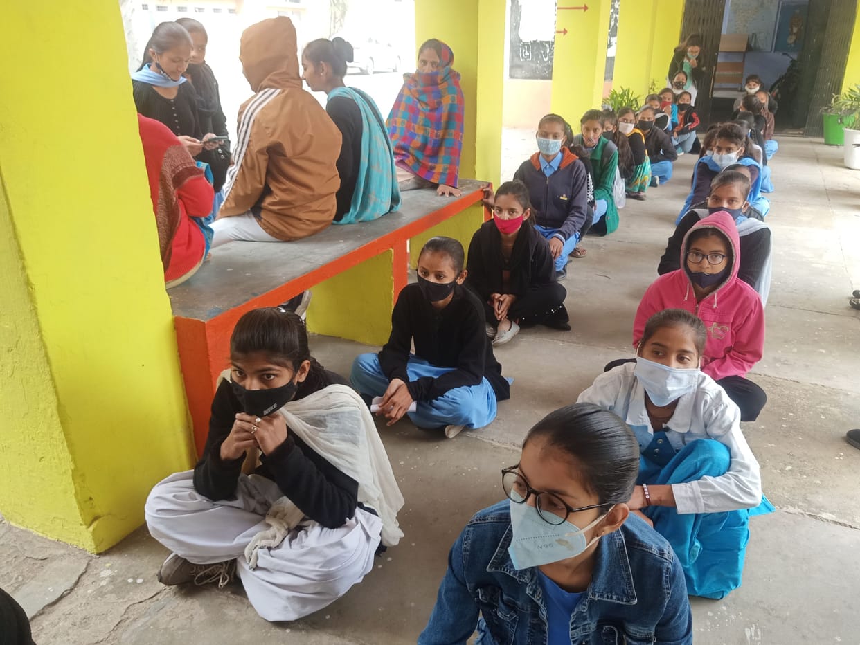 Despite the holidays, students of classes IX to XII will have to go to schools for vaccination.