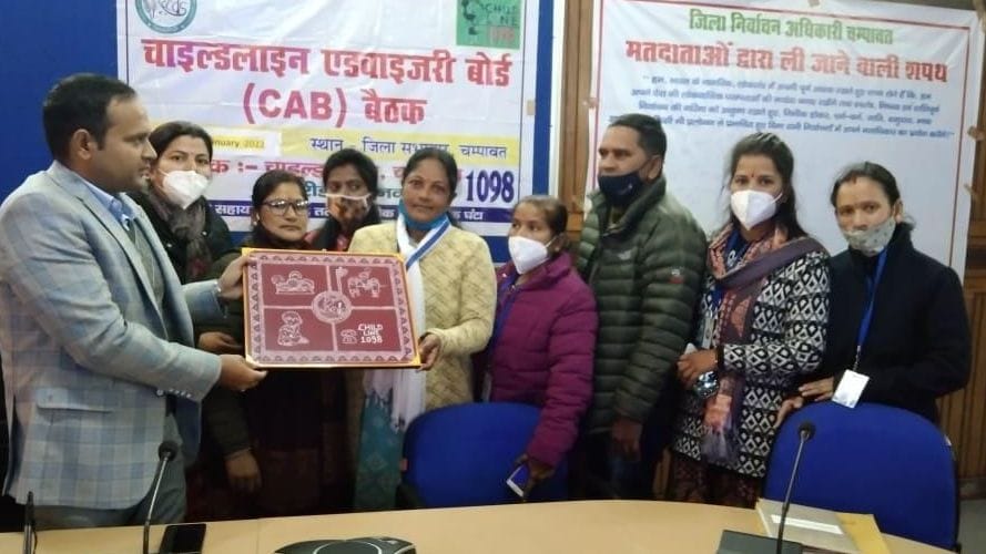 Meeting of Childline in Champawat