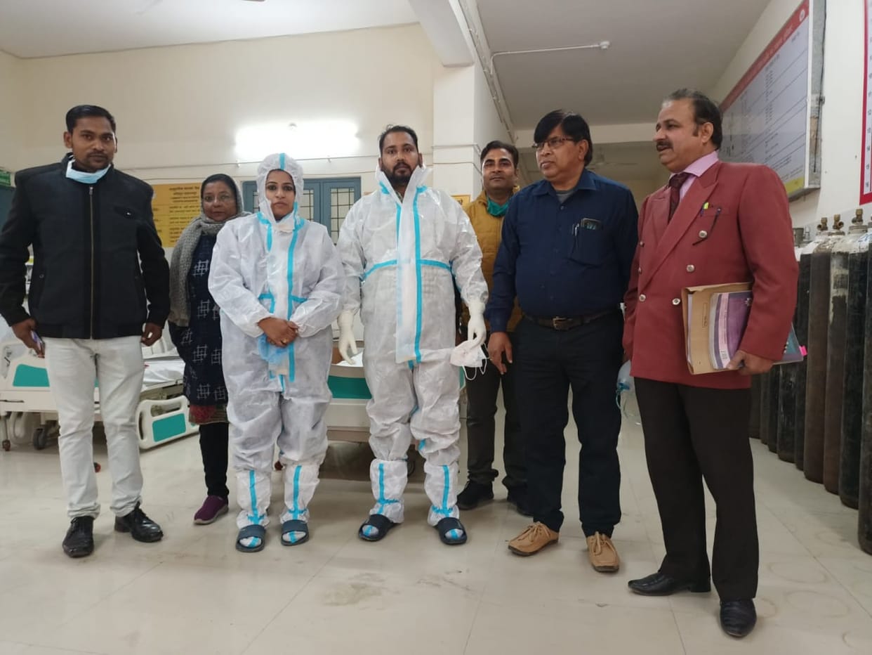 Health worker pass in rehearsal, lift cheated again