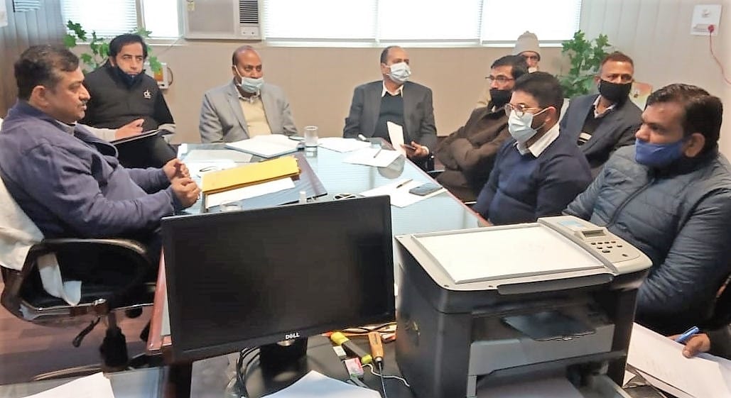 District Municipal Commissioner inspected the city council office