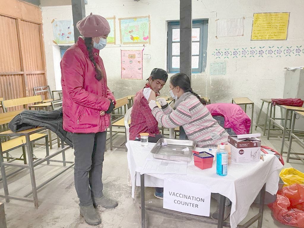 491 people vaccinated in kinnaur