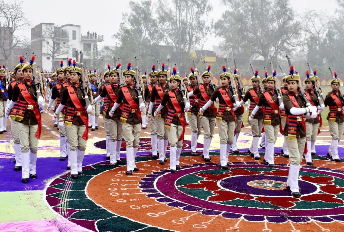 women recruits became part of police after completing training