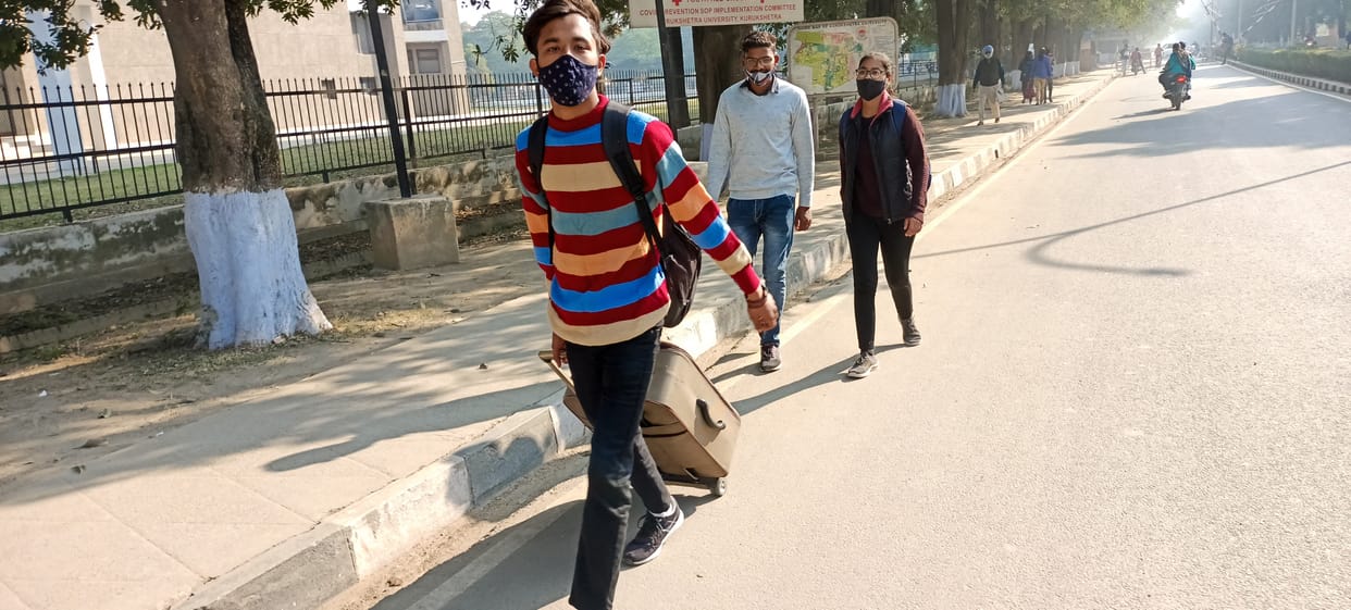 Haunting fear of lockdown, started returning home, Kurukshetra