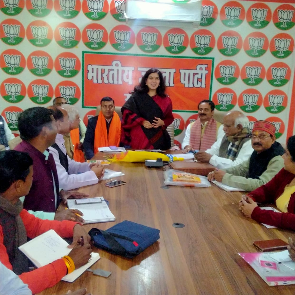 Seeing BJP's support base, the opposition is on its knees: Saroj Pandey