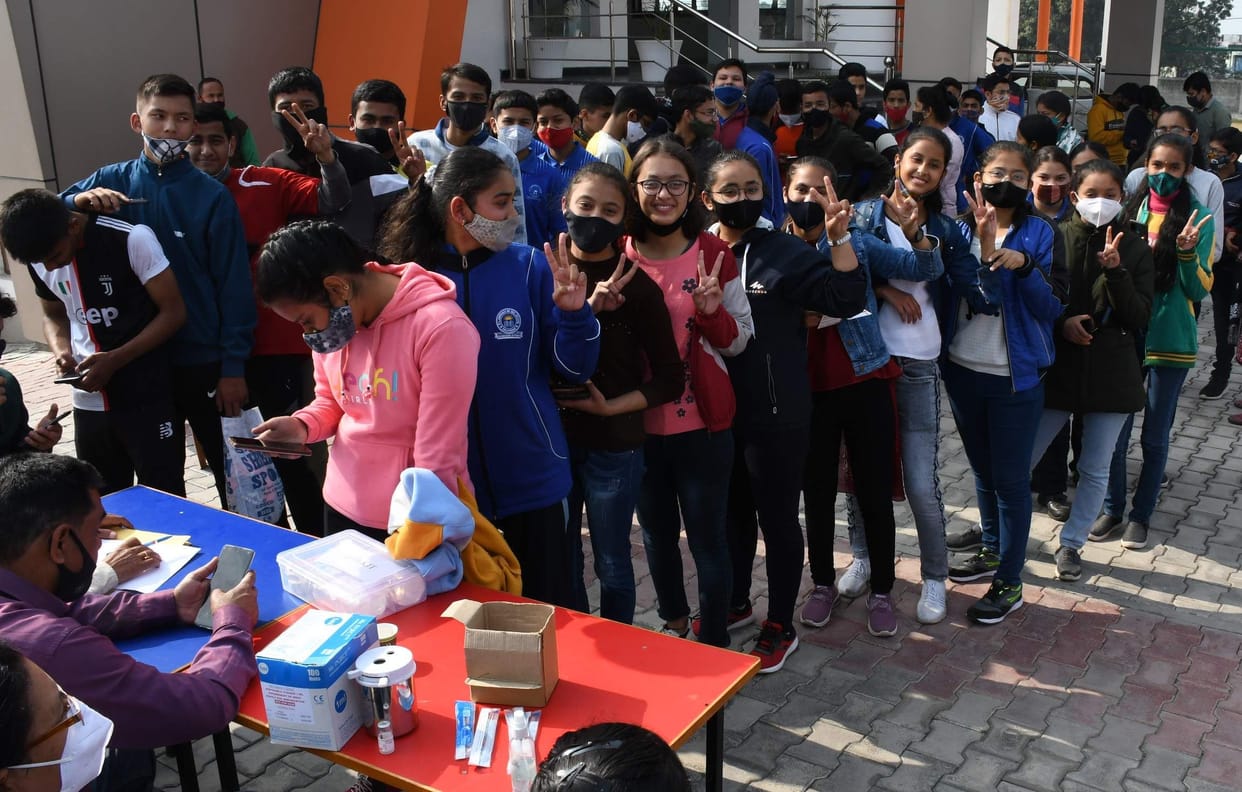 Covid Vaccination in Haldwani