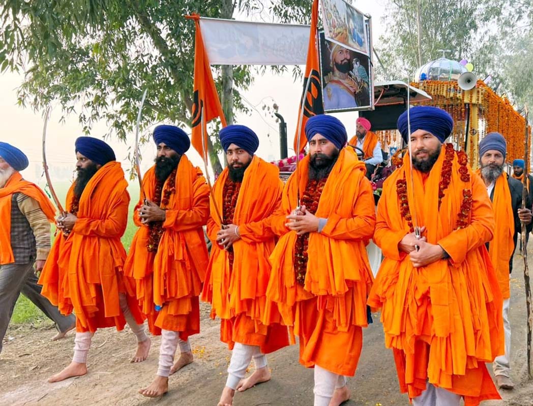 Nagar Kirtan Yatra taken out from Rampur Kalan Gurdwara