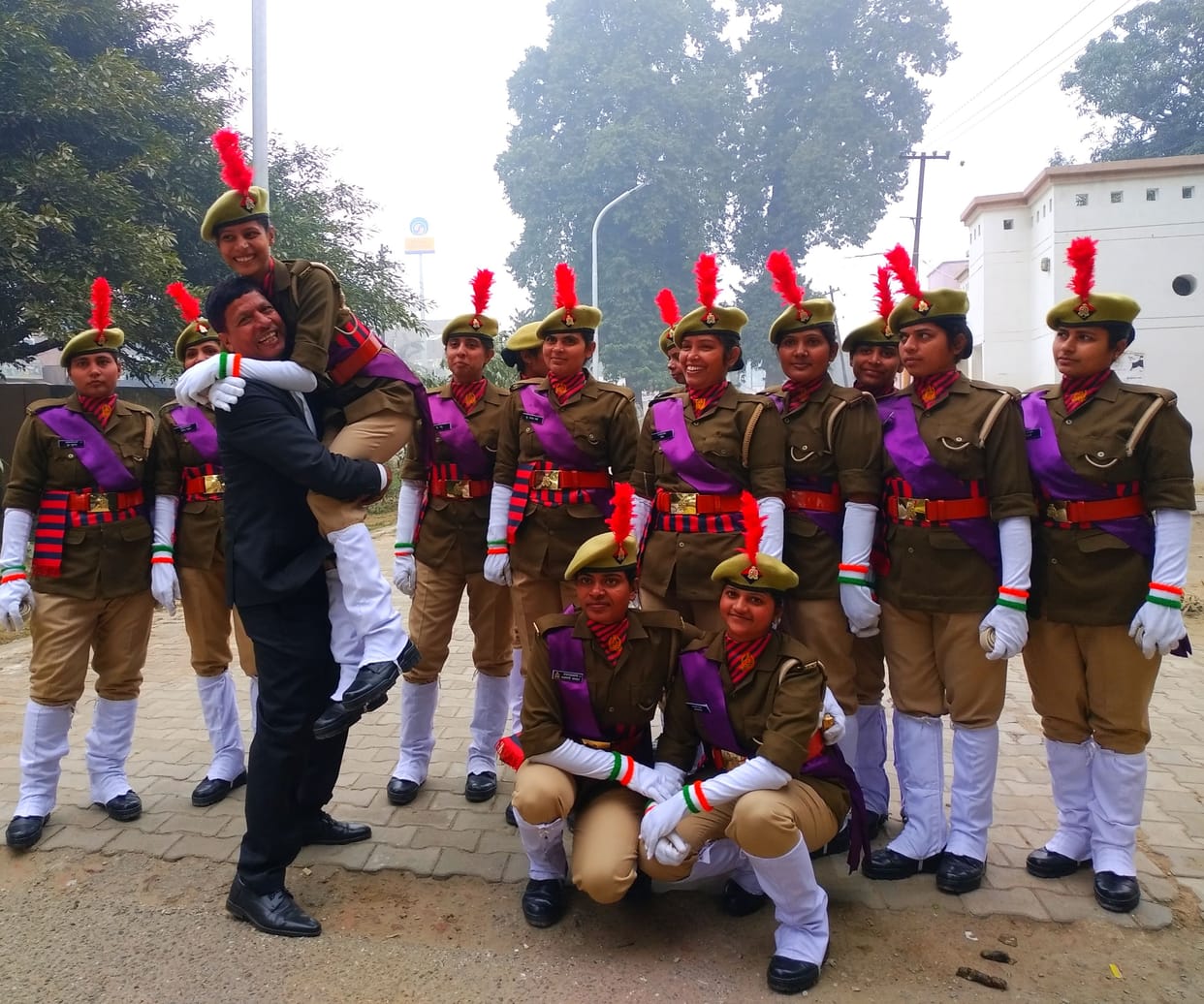 248 female constables found, passing out parade in police line