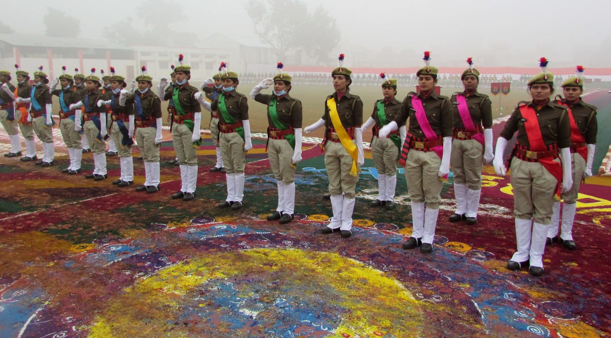 After passing the exam, 300 women recruits became part of the state police