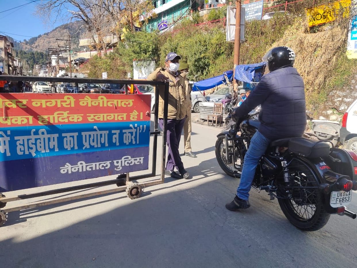 One way Traffic in Nainital