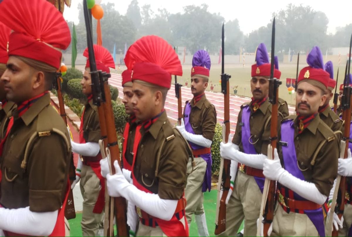 Passing Out Parade Of Recruit In Agra Police Line