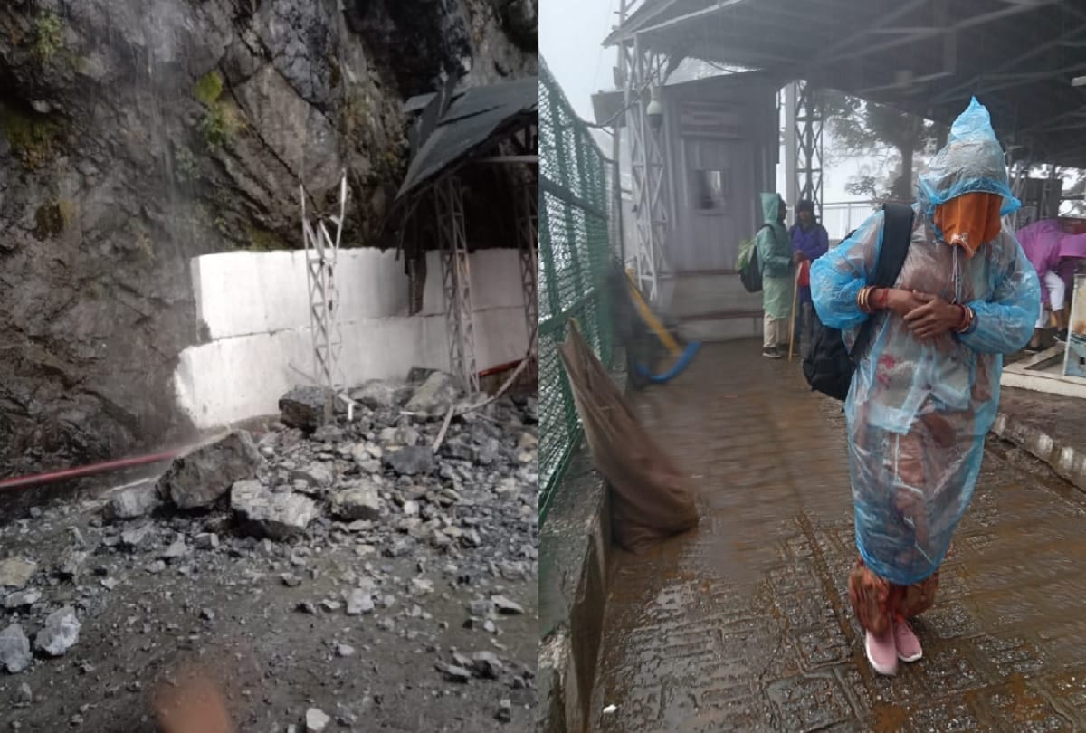 Car rider dies due to rock fall in Ramban, battery car service stalled due to stone falling on Mata Vaishno Devi Yatra route