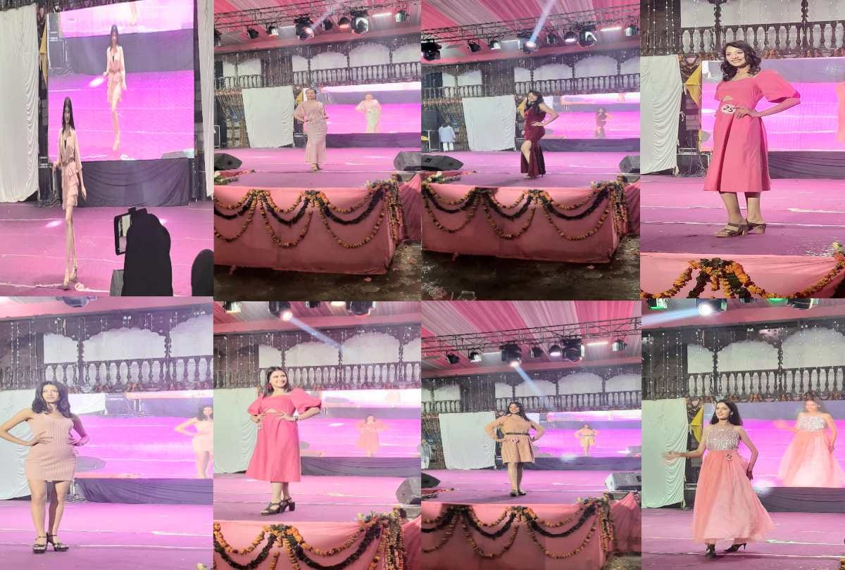 Winter Queen: Beauties walk the ramp in traditional clothes amidst the bitter cold